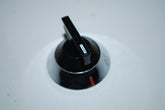 Whirlpool Range Oven Chrome & Black Burner Knob 309540