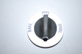 GE Range Oven Bake Broil Selector Knob CHrome 393D531