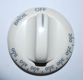 Kenmore Range Oven Off WHite Thermostat Knob KIP 5A25