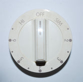 Maytag Range Oven Off WHite Burner Knob KIP 6T06