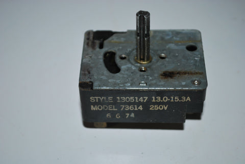 Frigidaire Range Oven Burner Switch 1305147