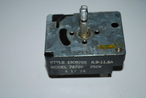 Frigidaire Range Oven Burner Switch 1309765