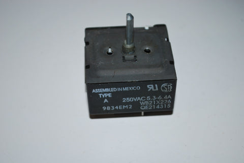 GE Range Oven Burner Switch WB21X226 QE214315