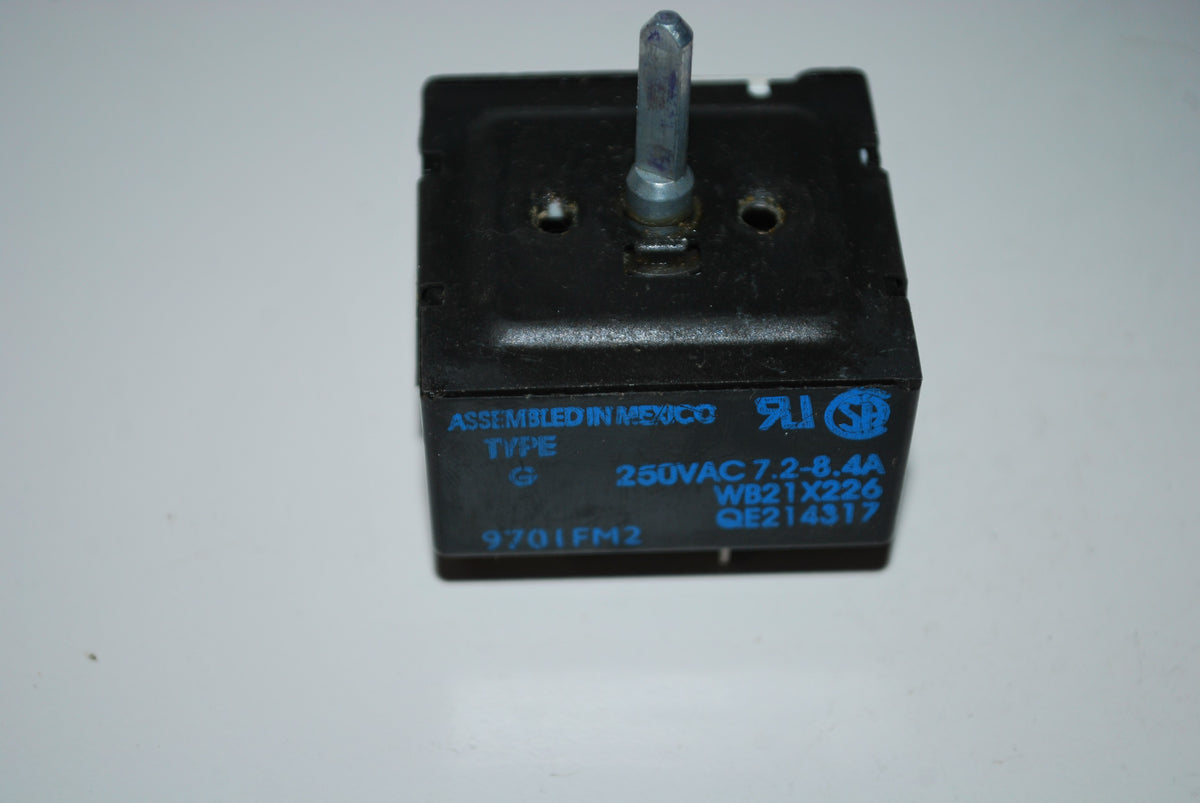 GE Range Oven Burner Switch WB21X226 QE214317