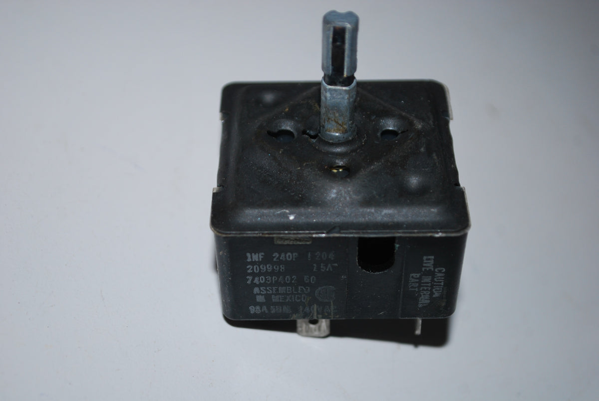 JennAIr Maytag Kenmore Range Burner Switch 7403P402-60 INF-240P-1204