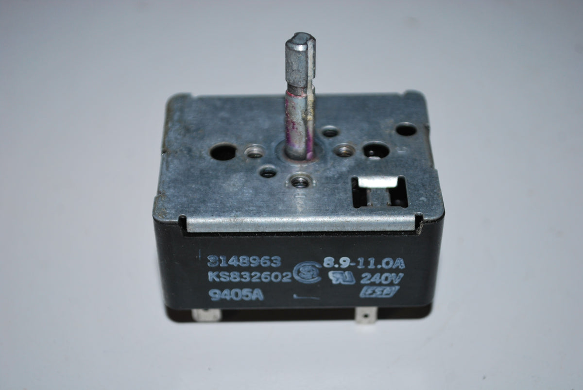 KitchenAId Range Oven Burner Switch 3148963 KS832602  Rated at 8.9-11.0A