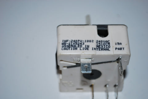 GE Hotpoint Range Oven Burner Switch INF-240PX-1002 or WB21X5243