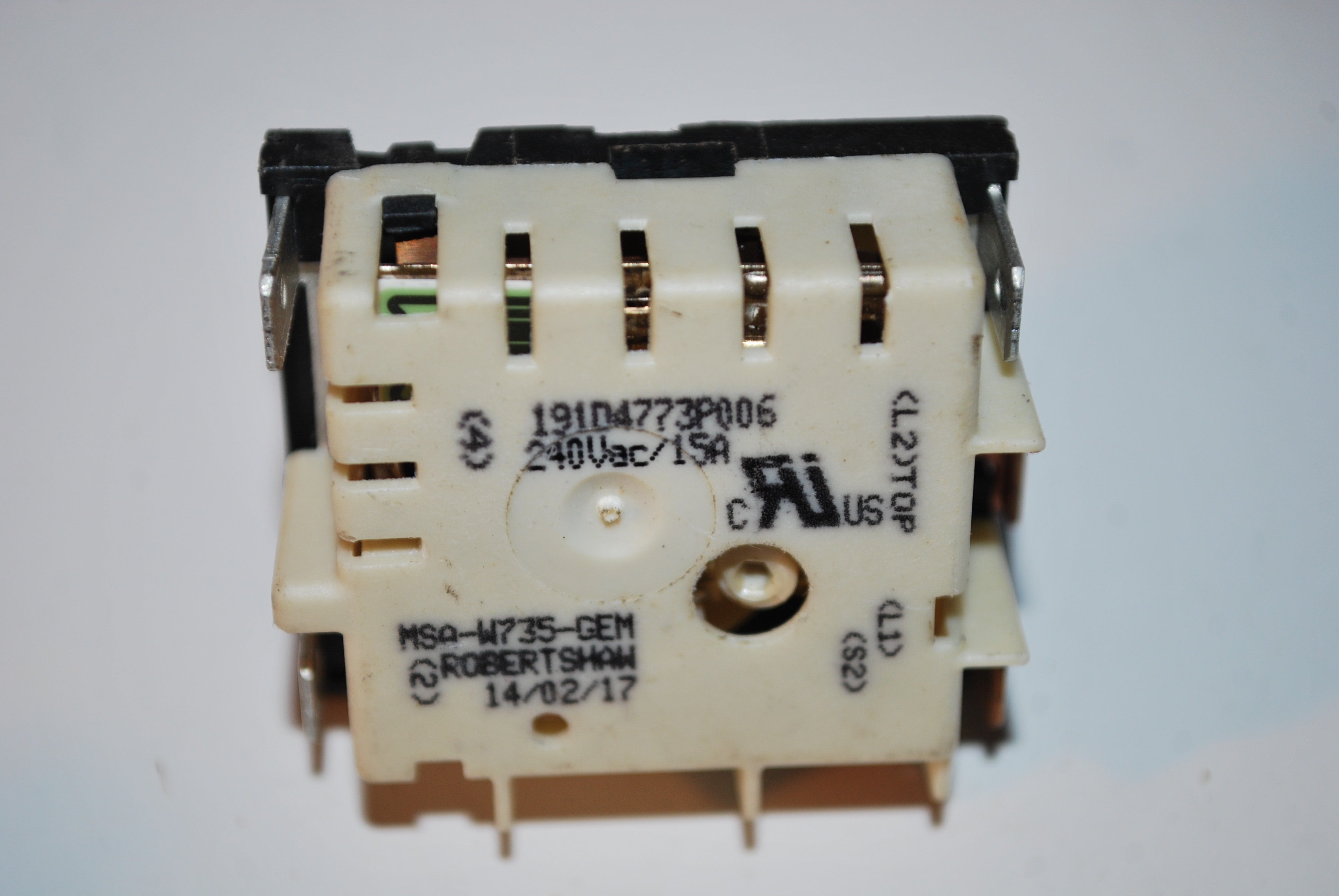 GE Range Oven Dual Element Burner Switch 191D4773P006