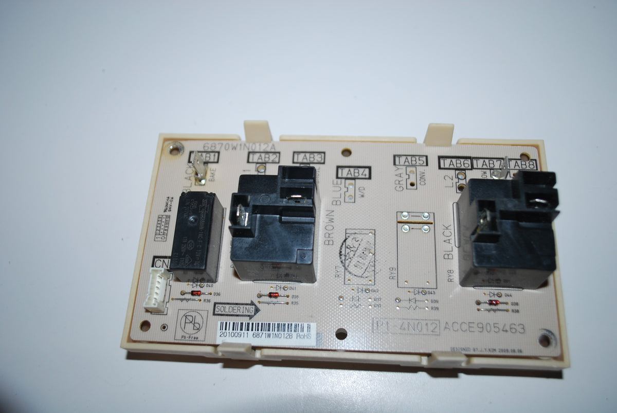 LG Range Oven Control Board 6870W1N012B 6870W1N012A