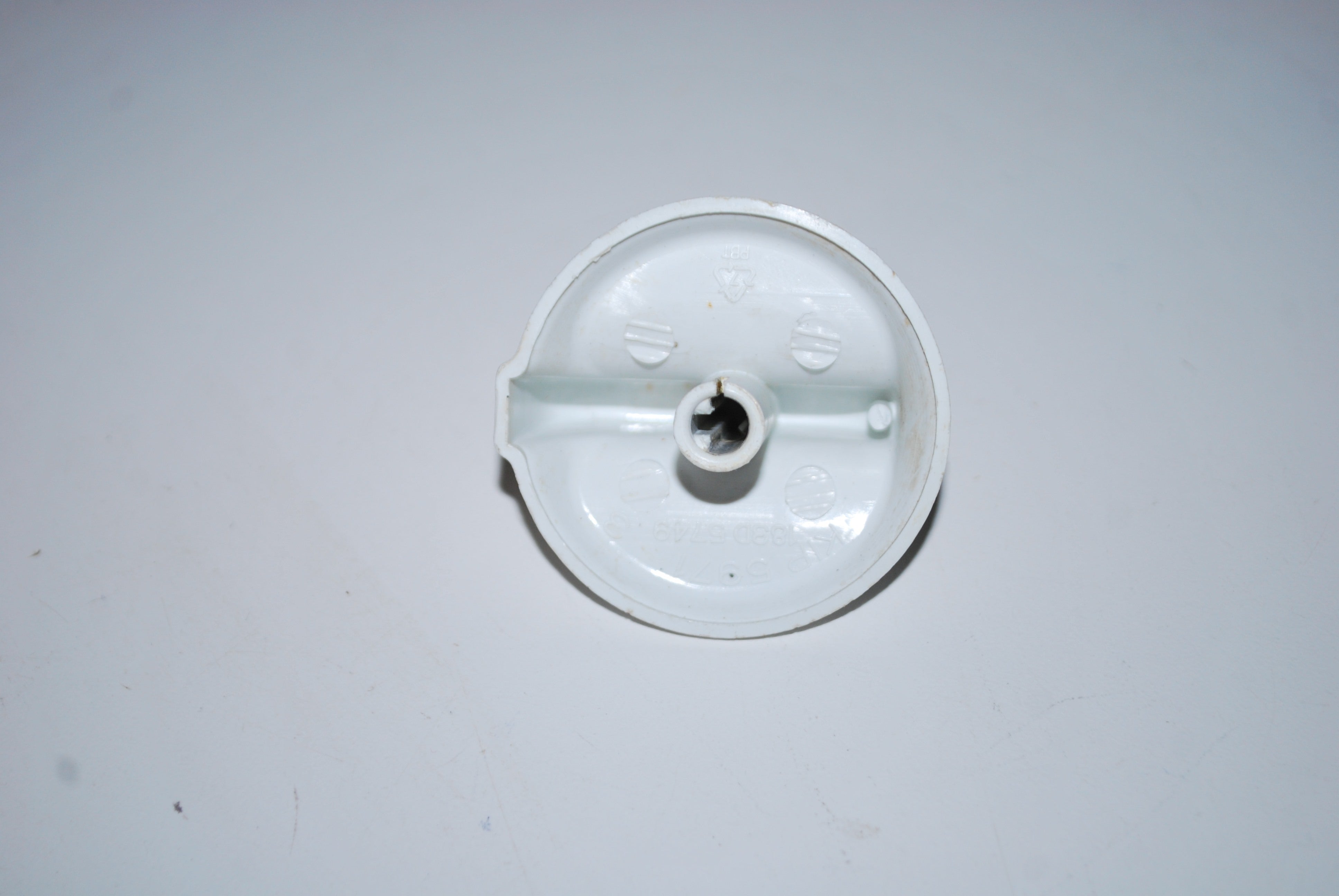 GE Range Oven Burner Knob White 183D5749