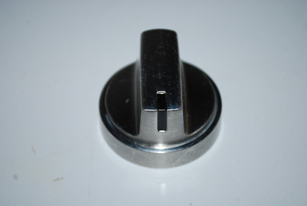 GE Range Oven Chrome Burner Knob 191D8526  KIP 5R28