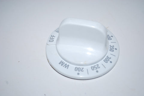 GE Range Oven Temperature Knob White 164D3848  KIP 5A53