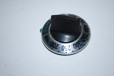 GE Range Oven Temperature Knob Chrome 277C399P009