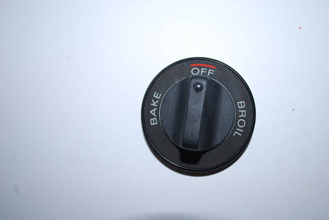 GE Range Oven 3 Pos Selector Knob Black 164D2164-P02