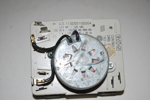 Genuine OEM General Electric GE Dryer Timer 113D5510G004 WE4X821 AP2619016