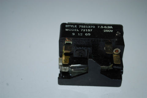 Range Oven Burner Switch 7521370 Mod 72157  Rated at 7.5-8.9A