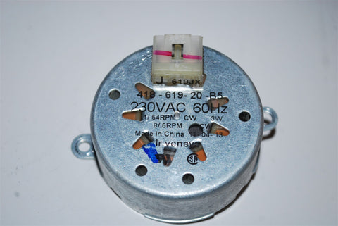 Invensys Dryer Timer Motor 418-619-20