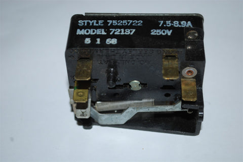 Frigidaire Range Oven Burner Switch Style 7525722  Model 72137        7.5-8.9A