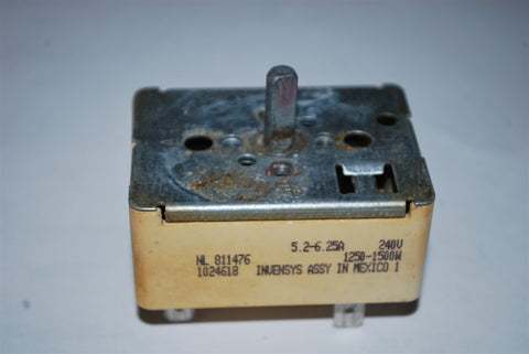 Range Oven Burner Switch NL 811476 or 1024618  5.2-6.24Amps  1250-1500W