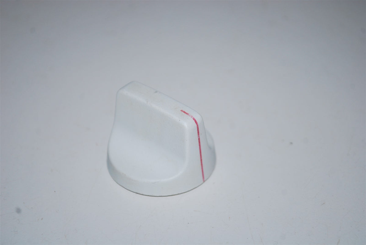 GE Range Oven White Burner Knob 164D2590