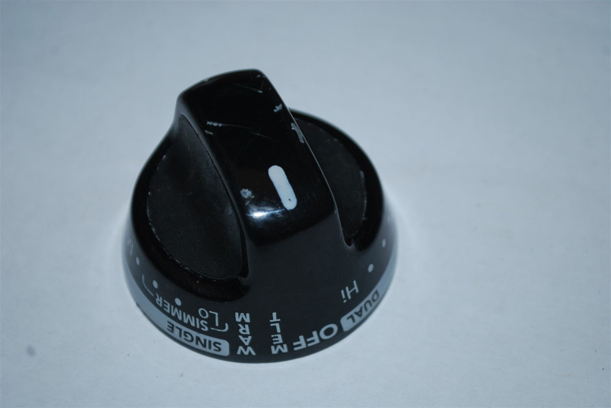 KitchenAid Range Oven Dual Burner Black Knob 9761569