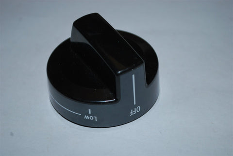 Gas Range Burner Knob KIP 5F95 Black