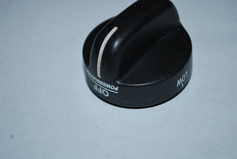 Whirlpool Gas Range Oven Black PowerBurner Knob KIP 5922