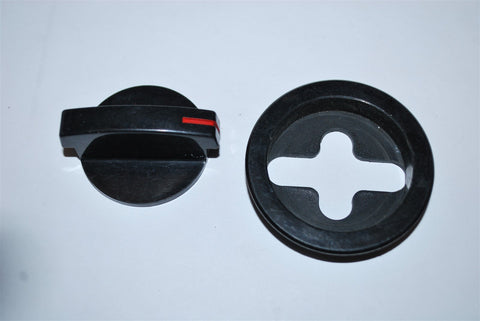 Range Oven Black Burner Knob KIP 5623 & KIP 5622