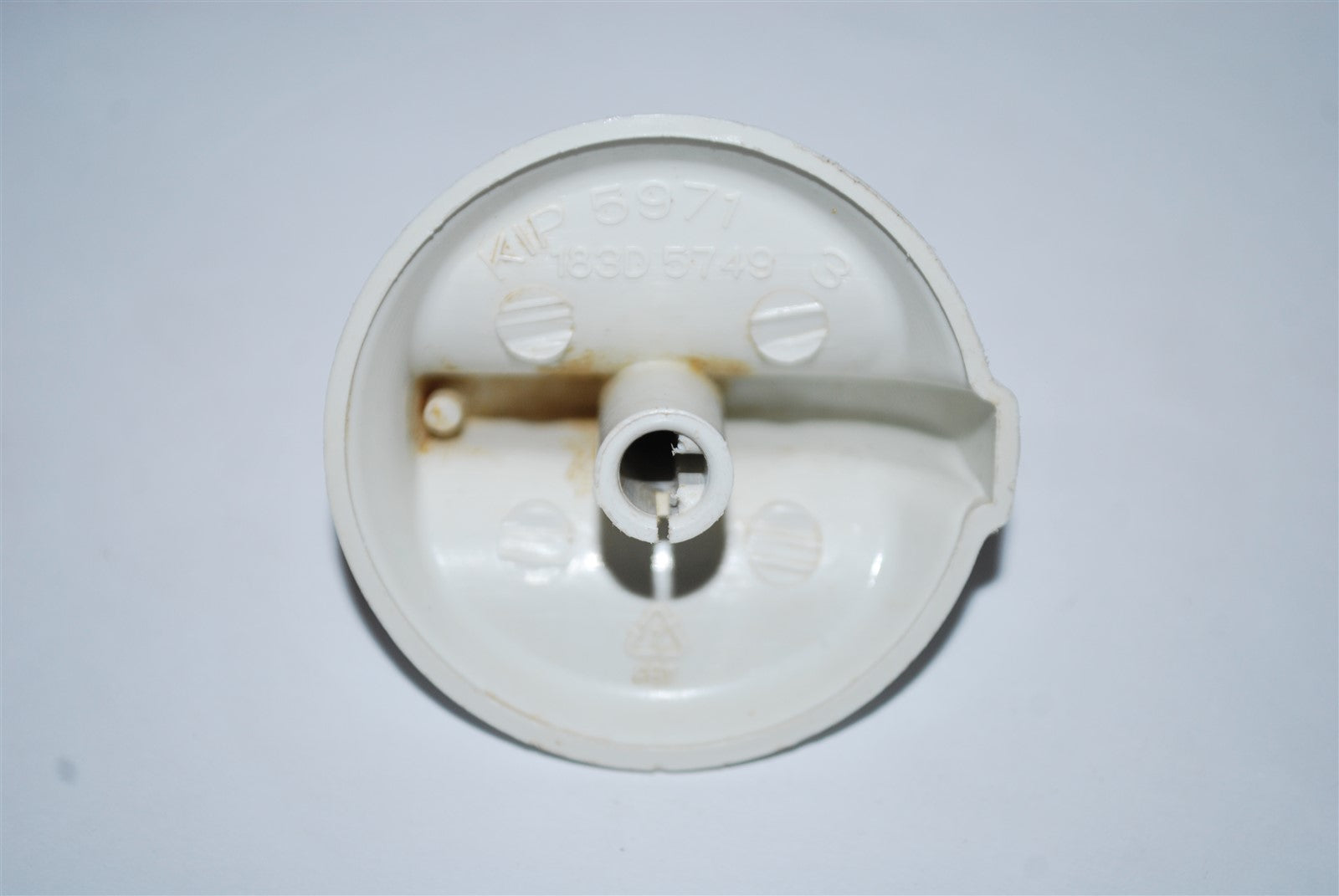 GE Range Oven Off WHite Burner Knob 183D5749 or KIP 5971