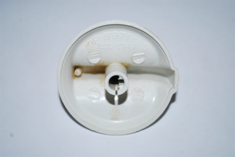 GE Range Oven Off WHite Burner Knob 183D5749 or KIP 5971