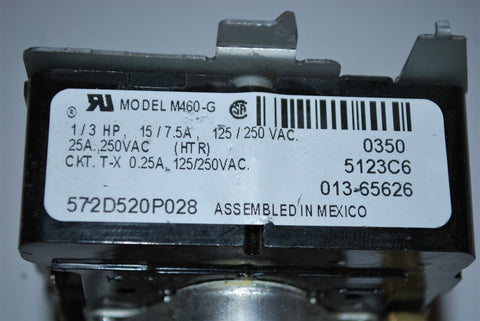 Genuine OEM GE Dryer Timer 572D520P028 "DO NOT LIST"