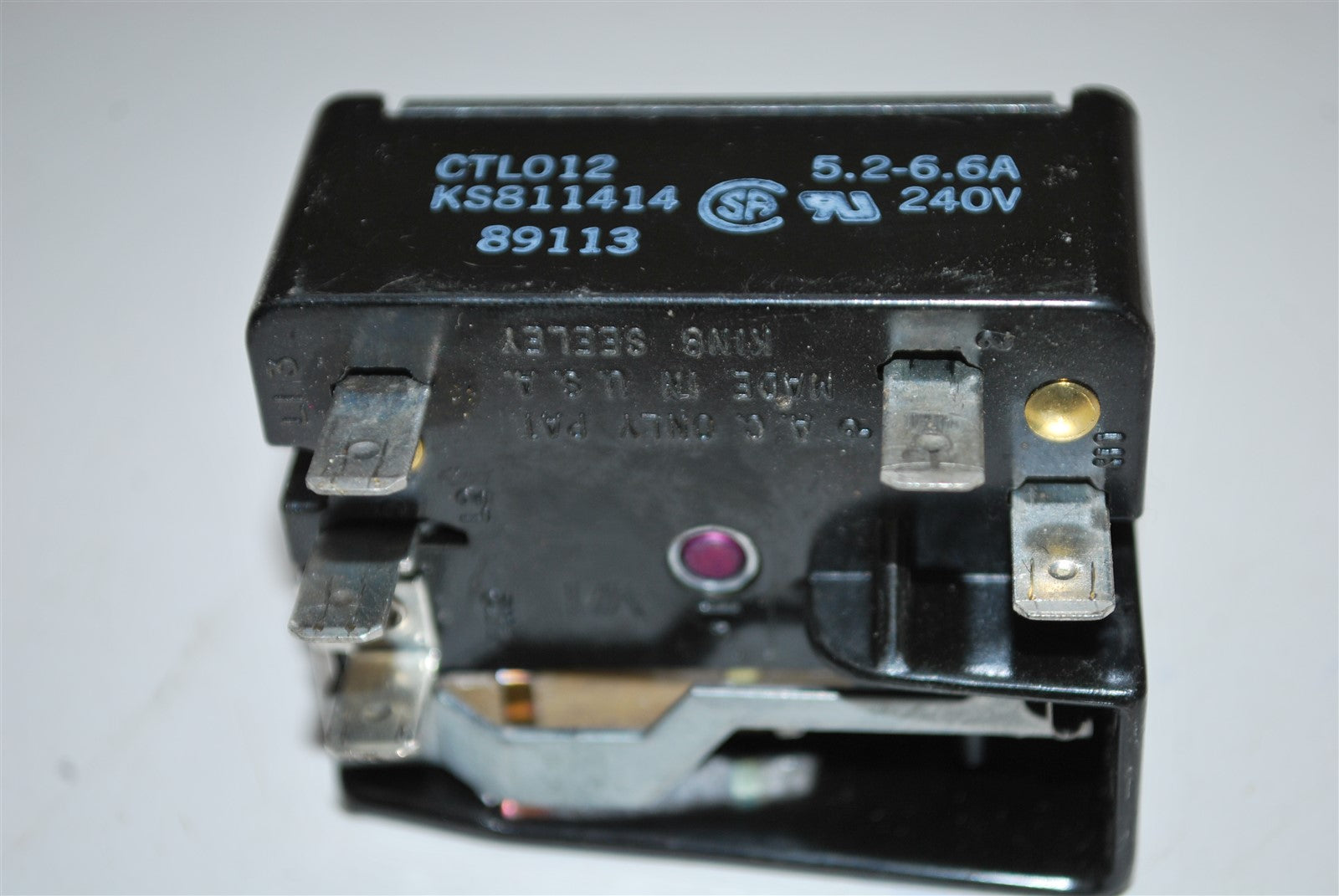 Range Oven Burner Switch CTL012 KS811414     5.2-6.6A  240V