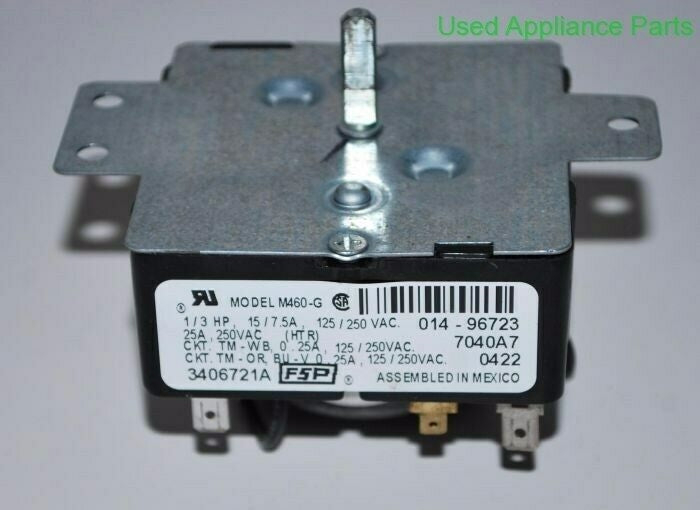 Genuine OEM KENMORE WHIRLPOOL MAYTAG Dryer Timer 3406721A FSP