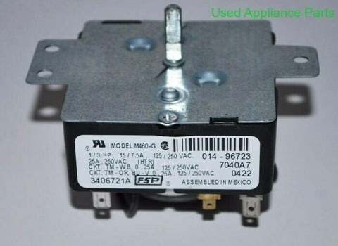 Genuine OEM KENMORE WHIRLPOOL MAYTAG Dryer Timer 3406721A FSP