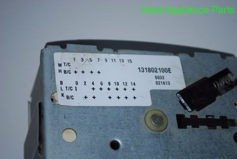 FRIGIDAIRE KENMORE GIBSON Washer Timer 131802100E or 131802100 E 137394200