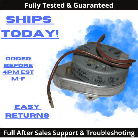Genuine OEM Dryer Timer M006 230V 11 & 4 Teeth 3 Watt 60HZ