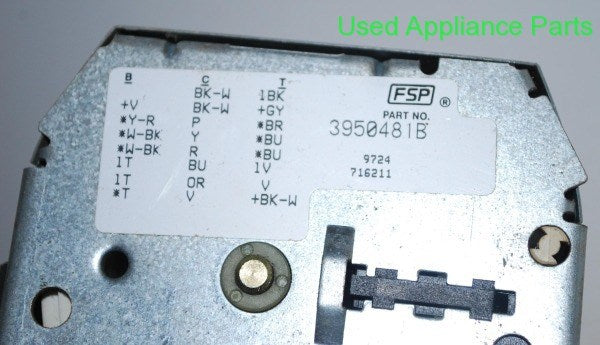 Kenmore Whirlpool Washer Timer 3950481B