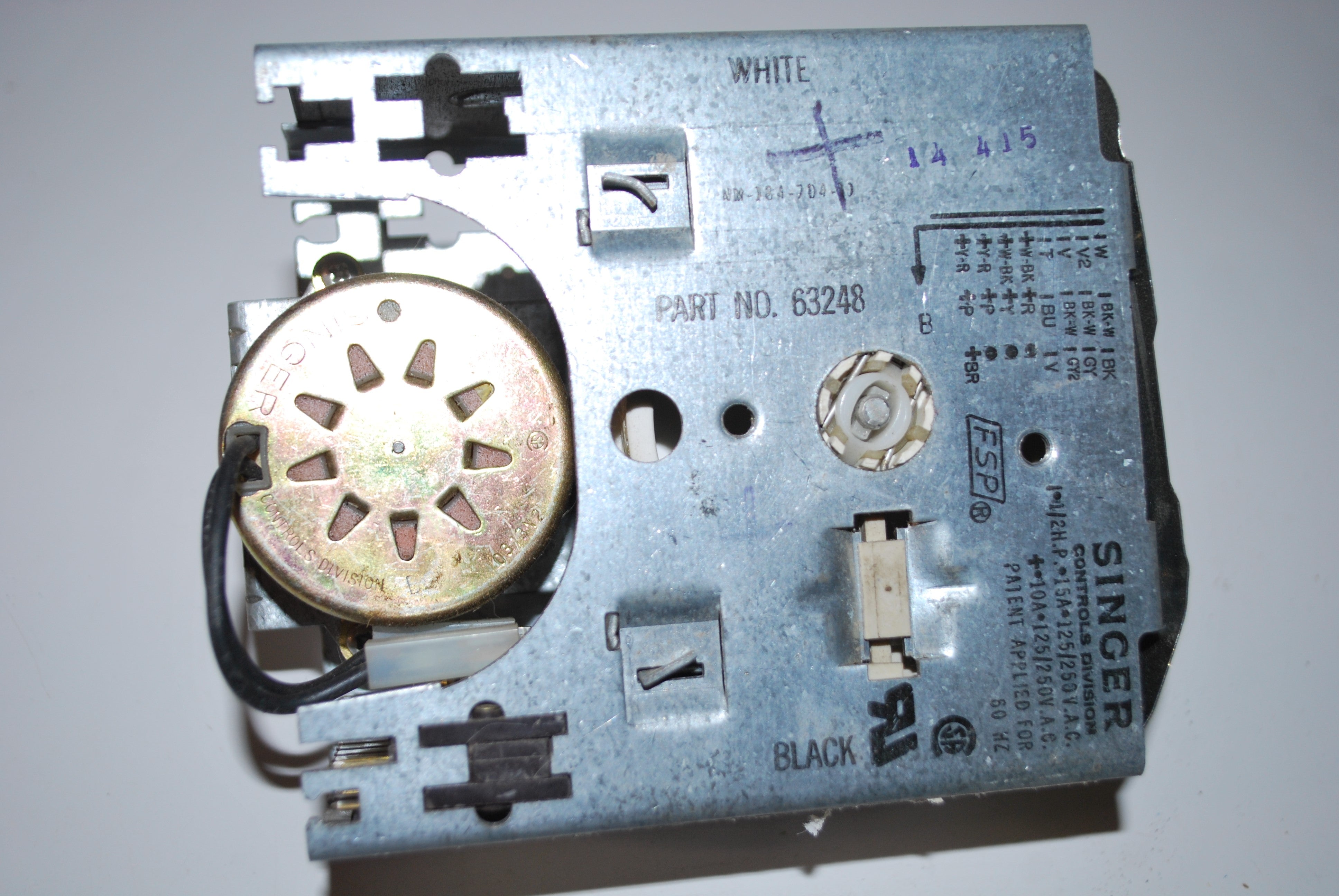 KENMORE Washer Timer 63248