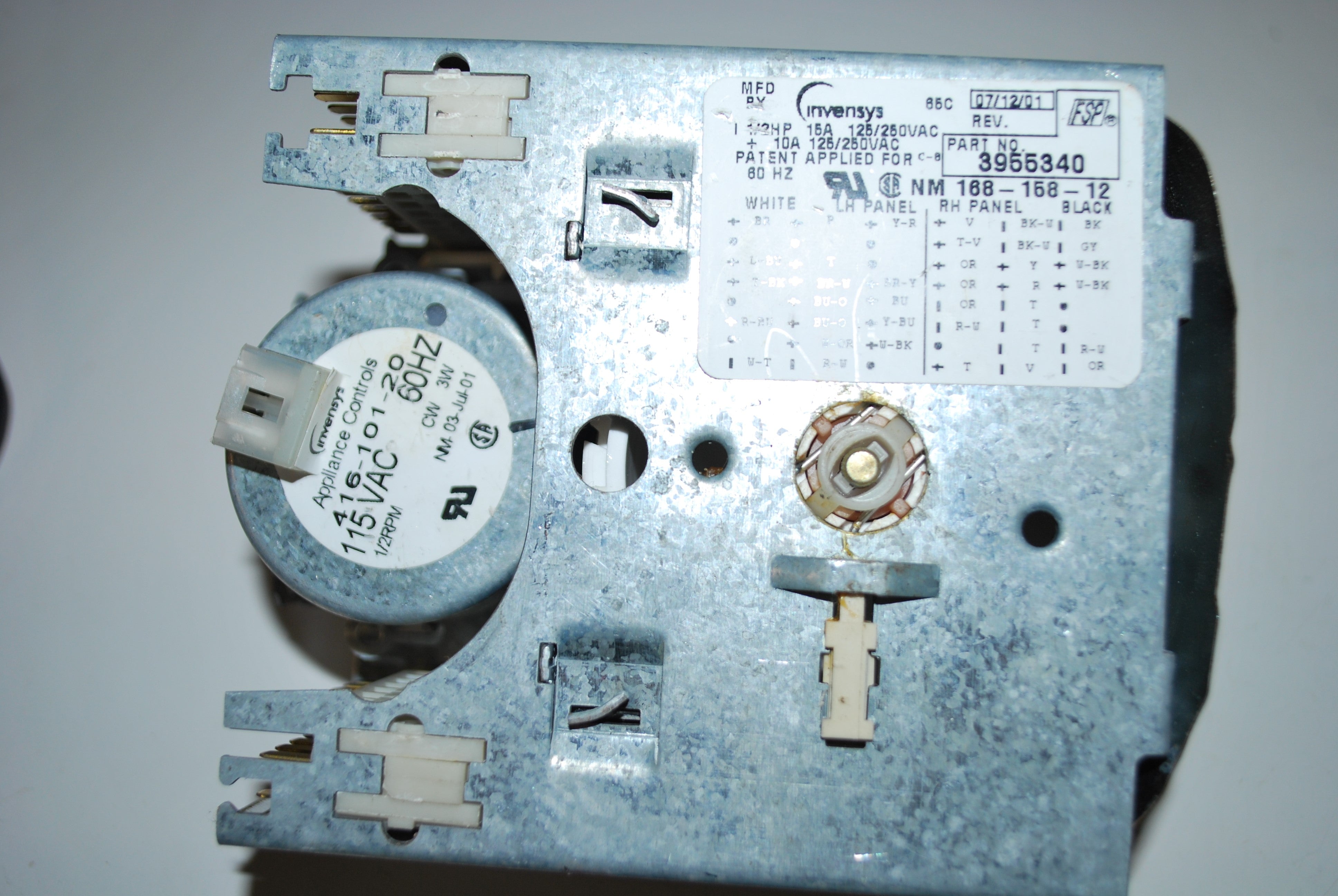 KENMORE Washer Timer 3955340 AP3100440