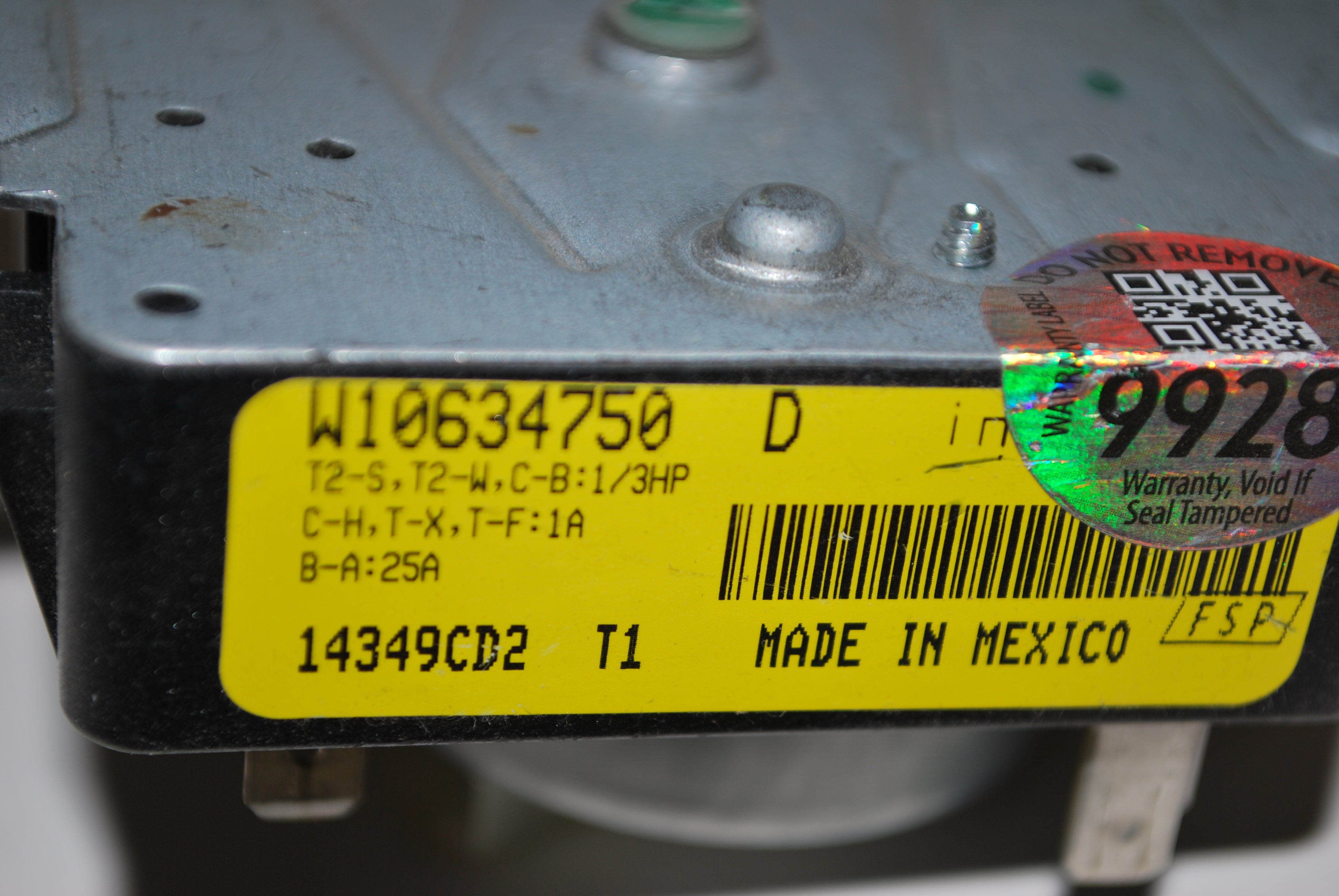 Genuine OEM Whirlpool Kenmore Roper Dryer Timer W10634750D or W10634750 D FSP