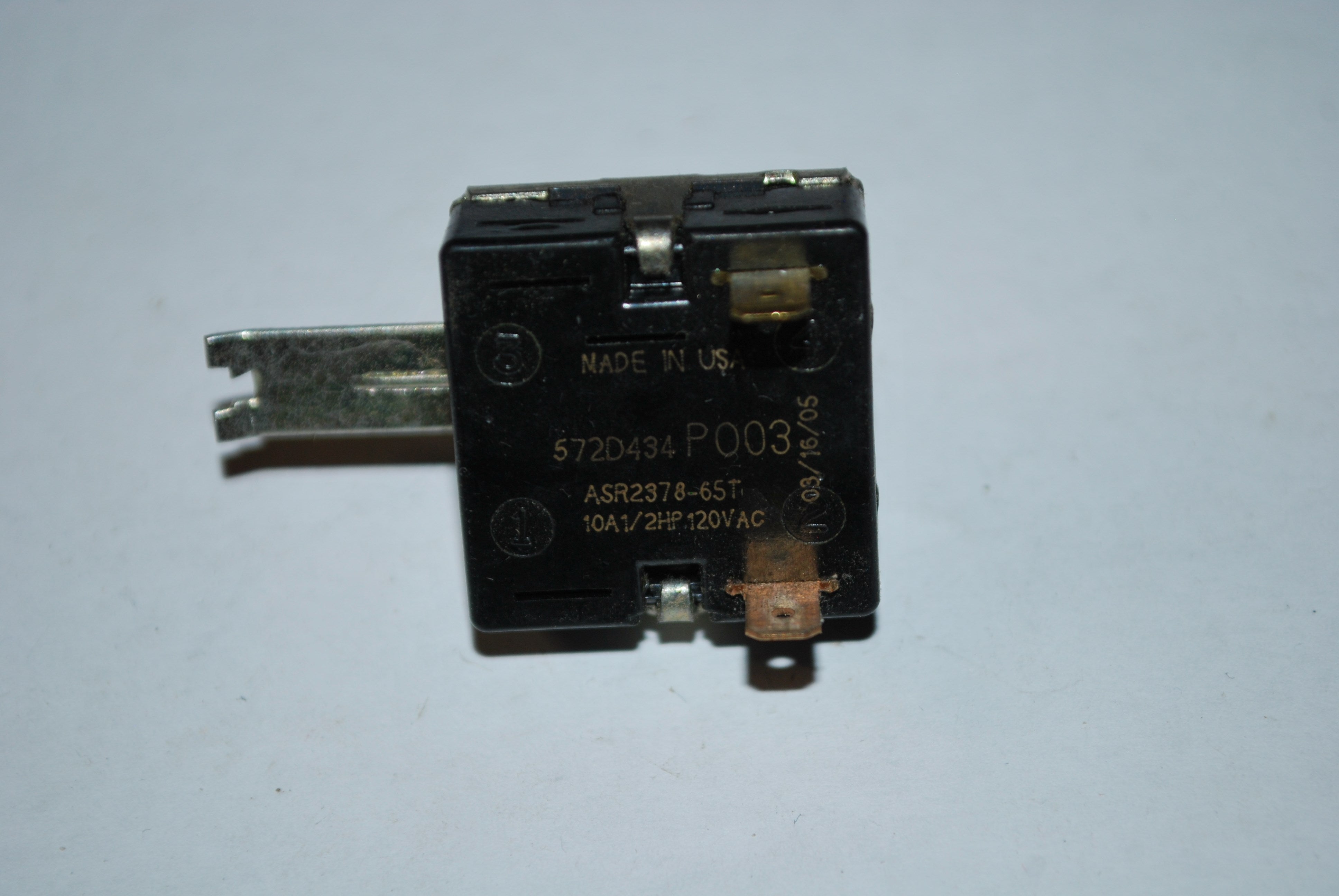 GE Dryer Switch 572D434P003 or ASR2378-65T