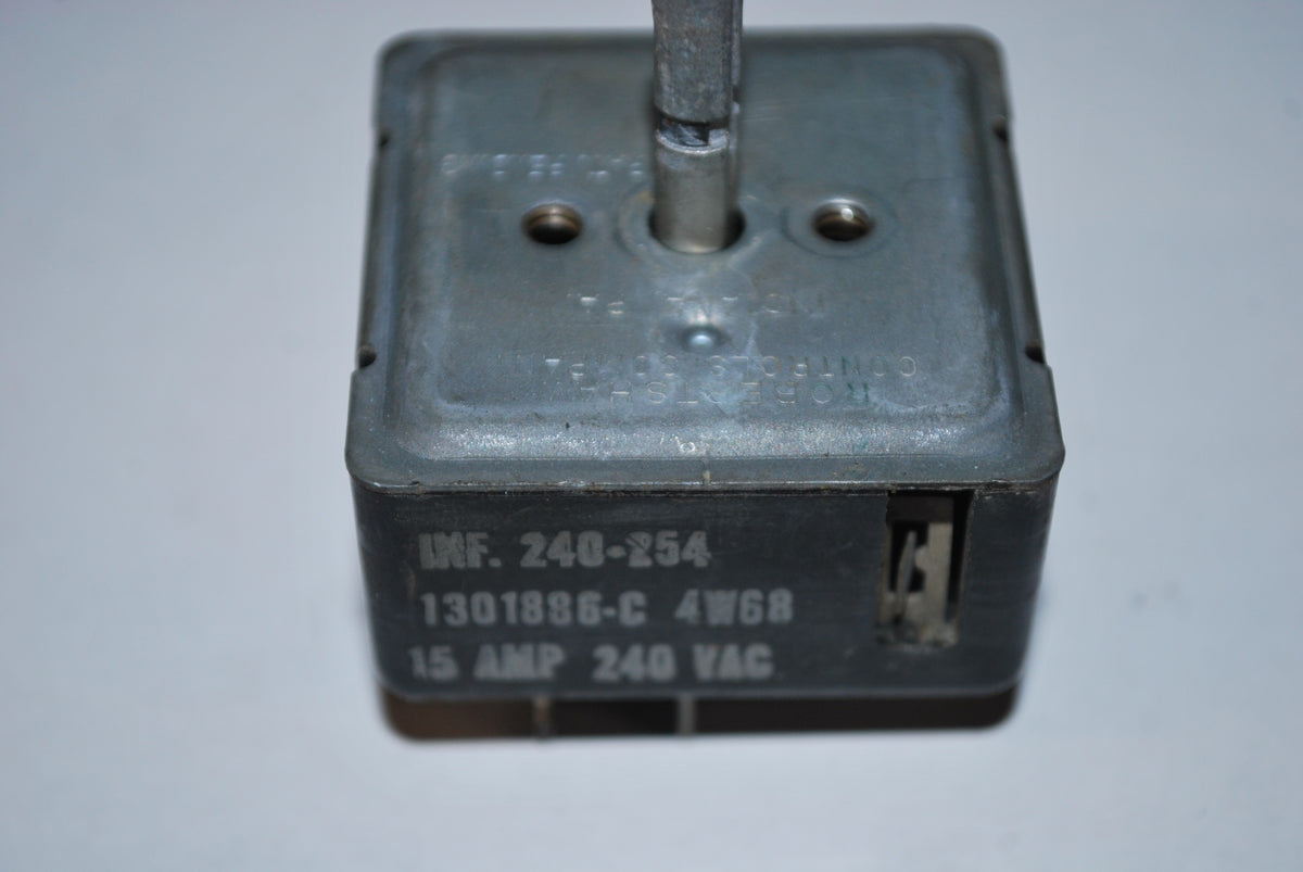 Range Oven Burner Switch INF-240-254 or 1301886-C