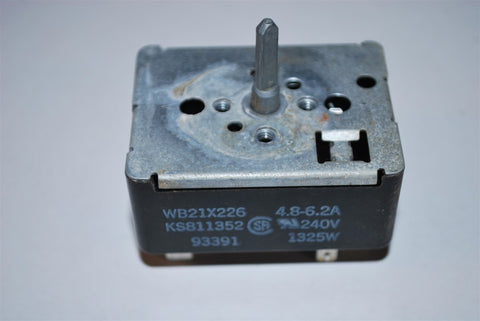 GE Range Burner Switch WB21X226 or KS811352  4.8-6.2A