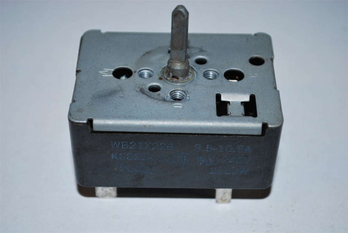 GE Range Burner Switch WB21X226 or KS822436 8.5-10.5A