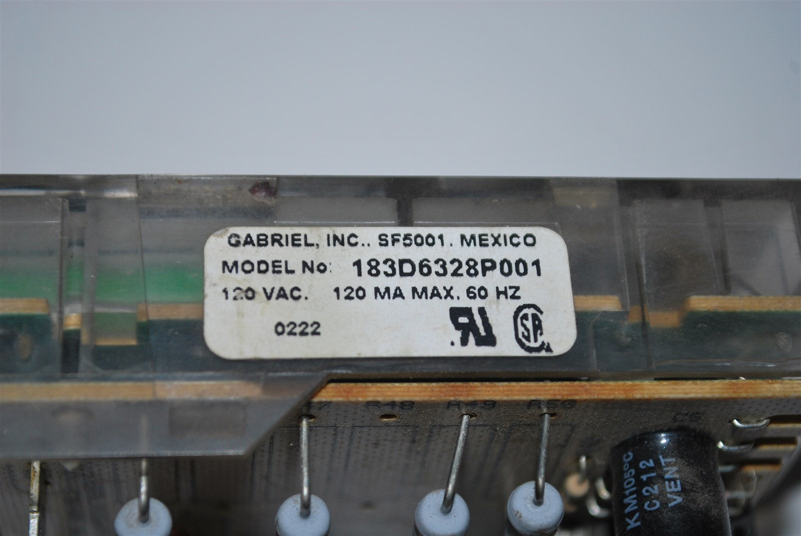 GE Range Oven Timer 183D6328P001