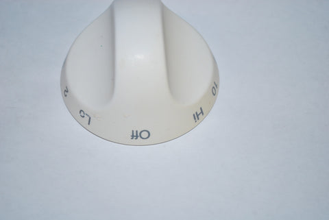 Gas Range Oven Burner Knob White KIP 5965