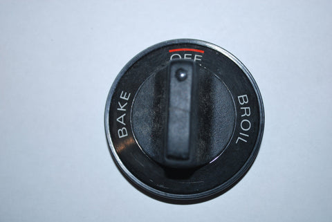 GE Range Oven Selector Switch Black Knob 164D2164