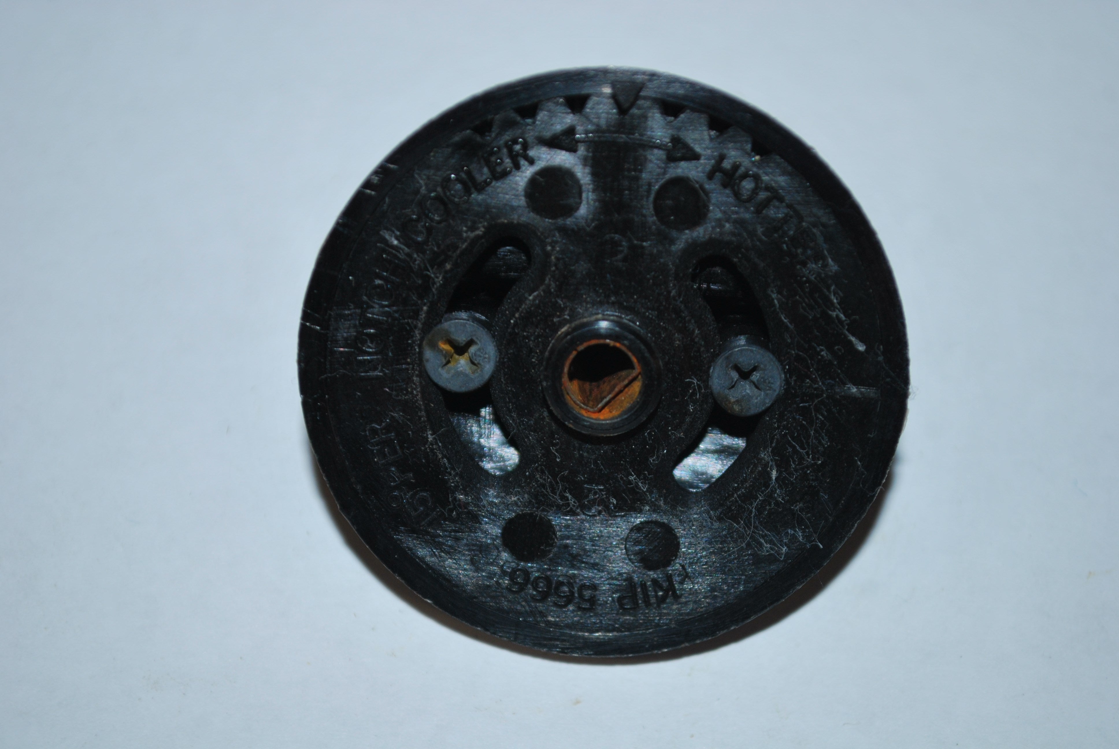 GE Range Oven Thermostat Temperature Black Knob KIP 5666