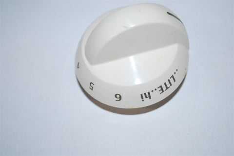 Frigidaire Gas Range Oven Burner Knob OFF WHITE 3162200 or KIP 6T53