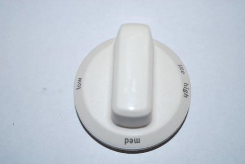 GE OFF WHITE Gas Range Burner Knob KIP 5H27